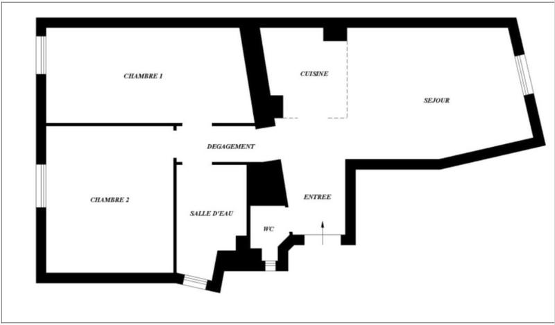 Appartement - 53 m² - 3 pièces