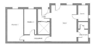 Appartement - 67 m² - 3 pièces