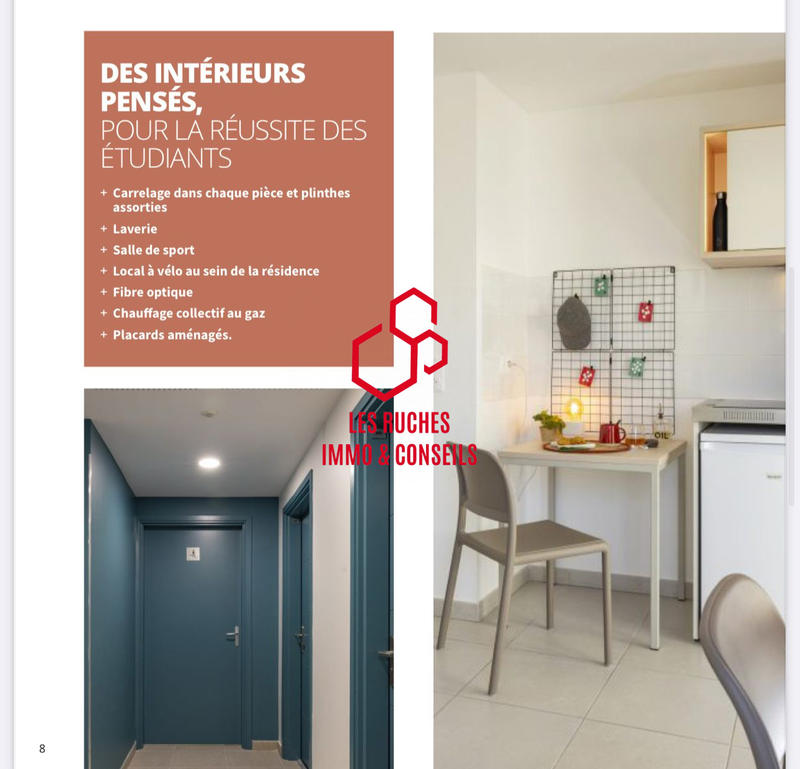 Appartement - 23 m² - 1 pièce