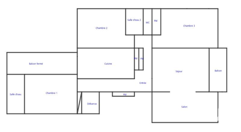 Appartement - 92 m² - 4 pièces