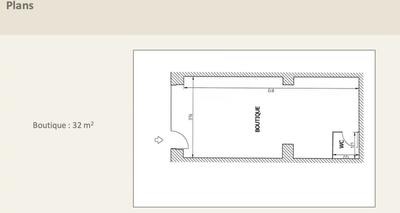 Local commercial - 32 m²