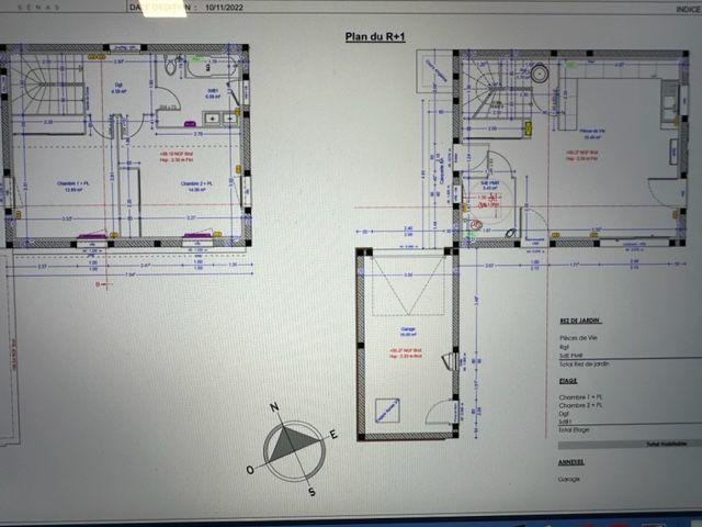 Maison - 76 m² - 3 pièces