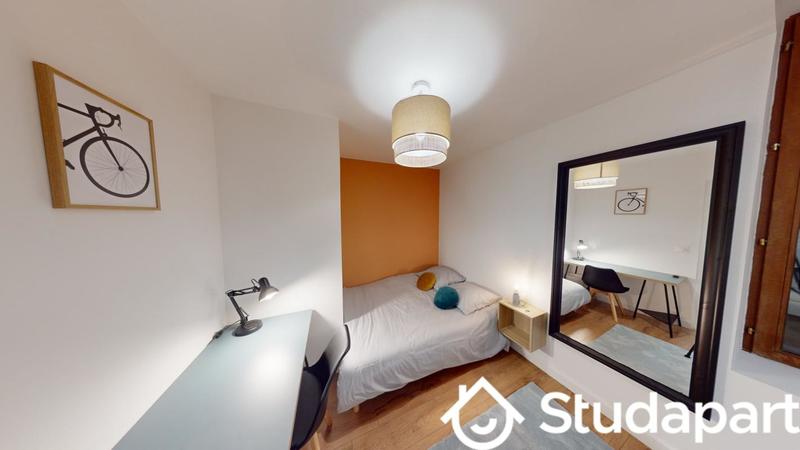 Chambre - 10 m² - 1 pièce