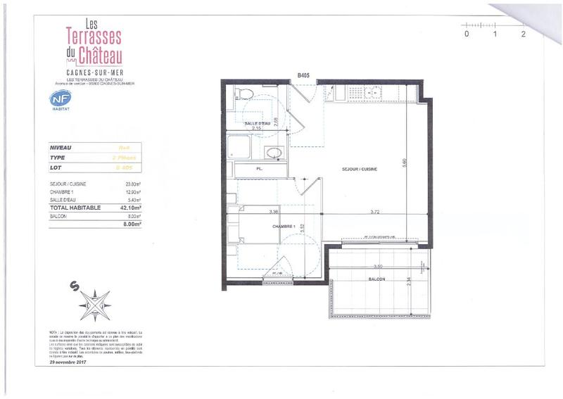 Appartement - 42 m² - 2 pièces