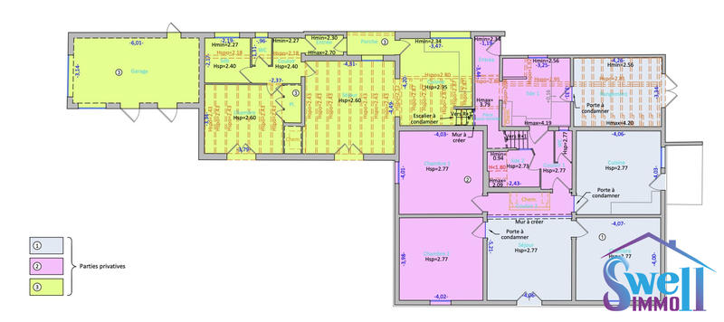 Maison - 90 m² - 4 pièces