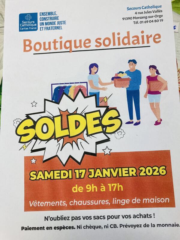 Braderie du secours catholique