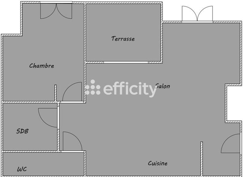 Appartement - 40 m² - 2 pièces
