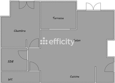 Appartement - 40 m² - 2 pièces