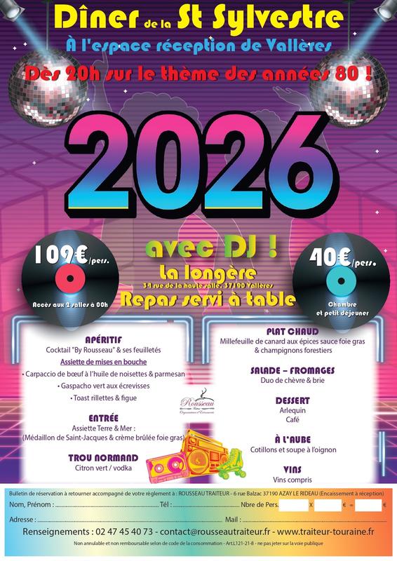 St Sylvestre Rousseau Traiteur à Vallères !