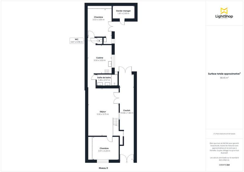 Maison - 110 m² - 4 pièces