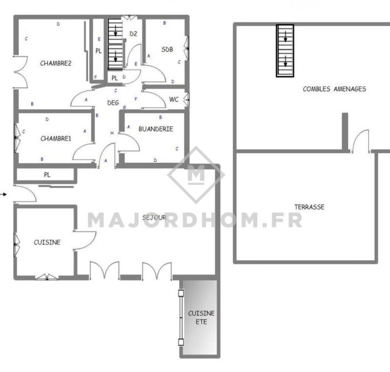 Maison - 100 m² - 4 pièces