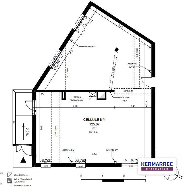 Immeuble - 125 m²