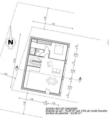 Terrain constructible - 500 m²