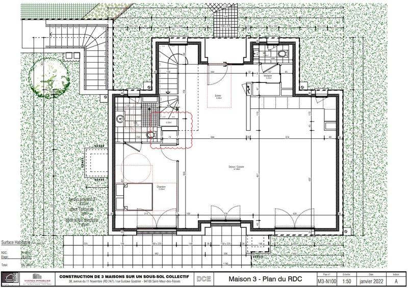 Maison - 205 m² - 9 pièces