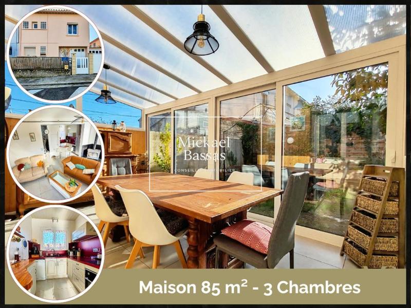 Maison - 85 m² - 4 pièces