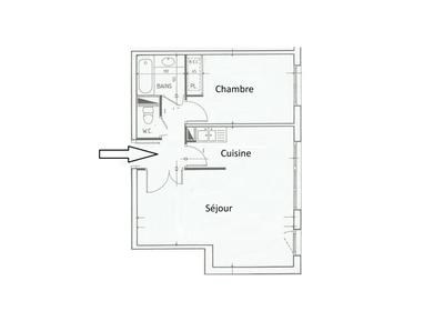 Appartement - 55 m² - 2 pièces