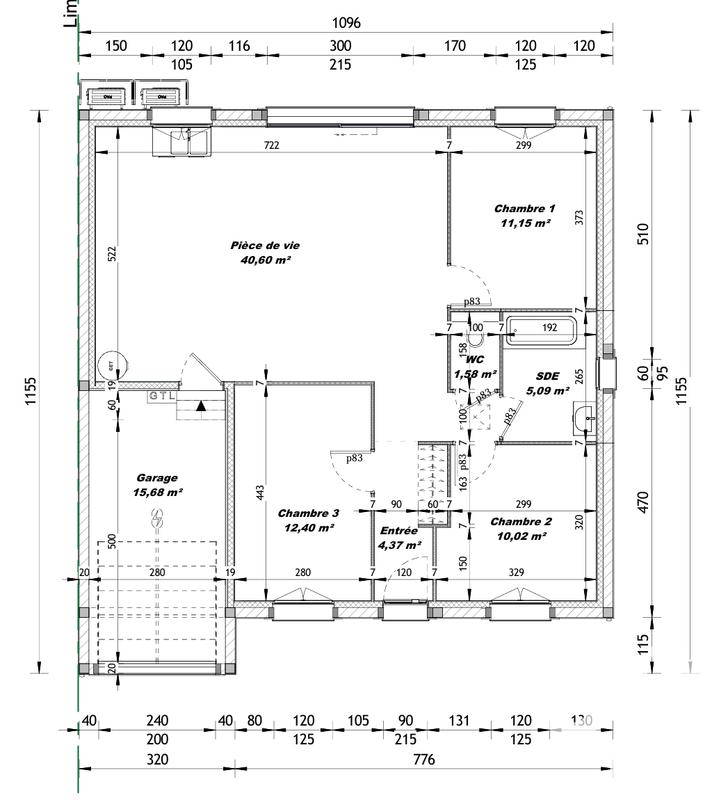 Maison - 85 m² - 4 pièces