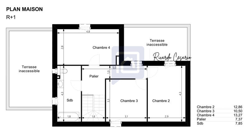 Maison - 118 m² - 5 pièces