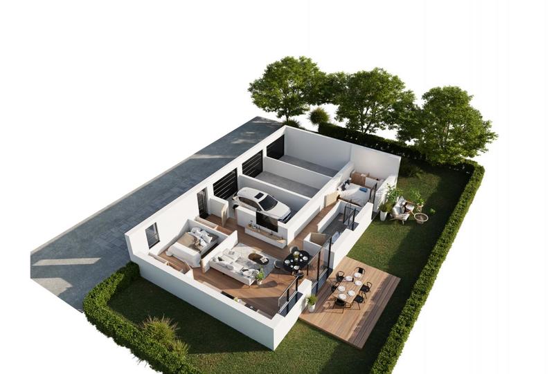 Appartement - 70 m² - 3 pièces