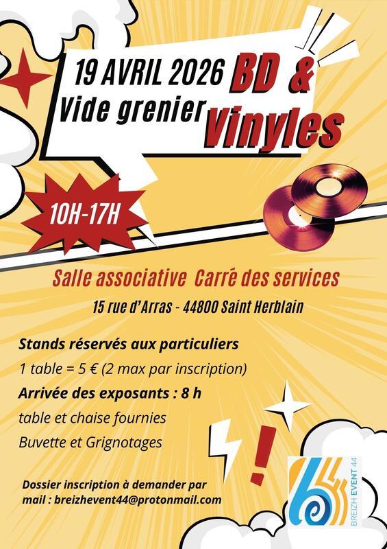 Vide grenier spécial bd et vinyles