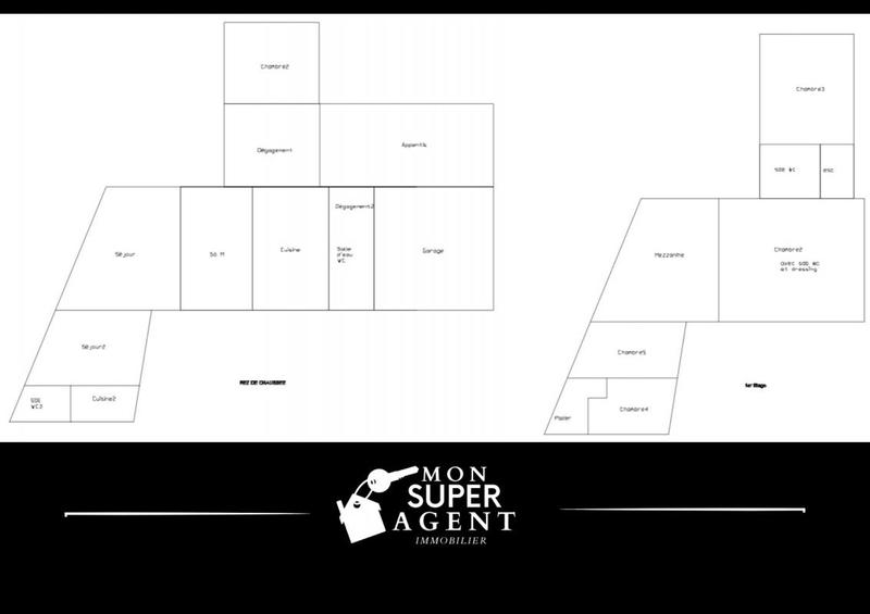 Maison - 202 m² - 7 pièces