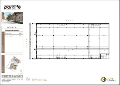 Local commercial - 1 225 m²