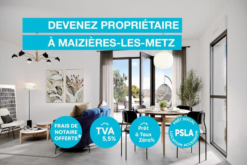 Appartement - 59 m² - 3 pièces