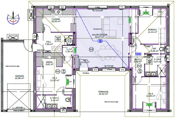 Maison - 115 m² - 4 pièces