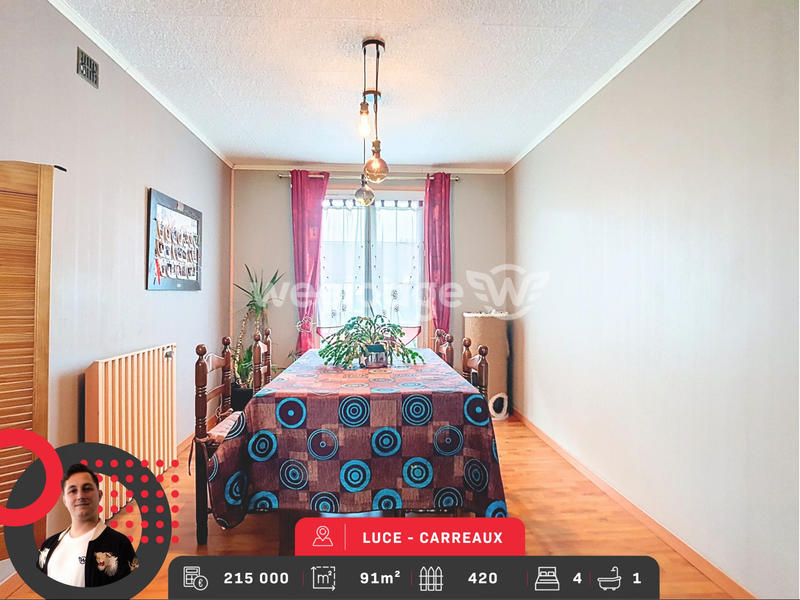 Maison - 91 m² - 6 pièces