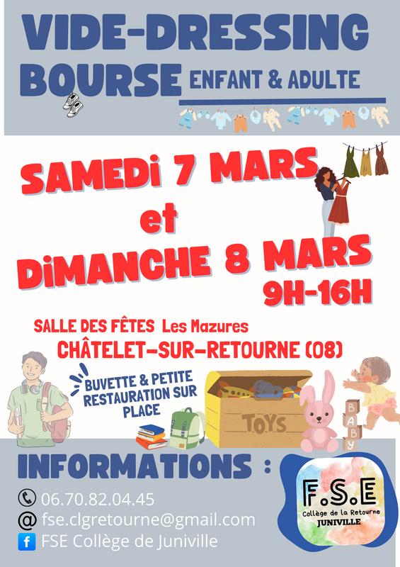 Vide-dressing - bourse adulte et enfant