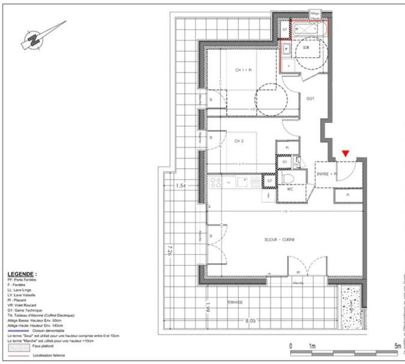 Appartement - 68 m² - 3 pièces