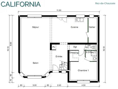 Maison - 120 m² - 6 pièces