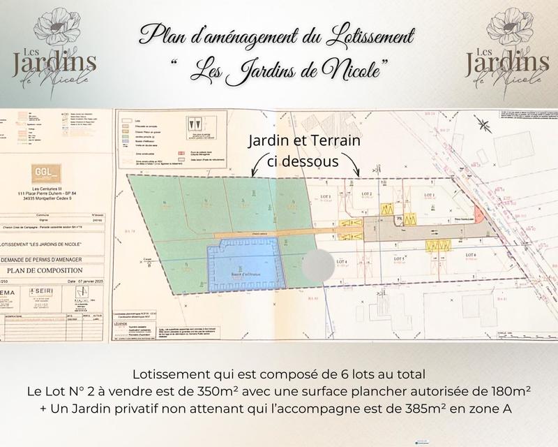 Terrain - 735 m²