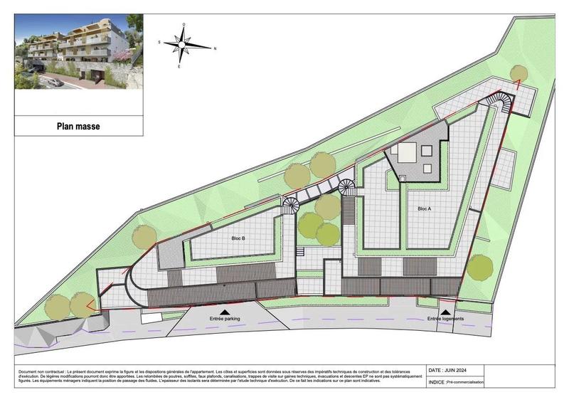 Appartement - 42 m² - 2 pièces