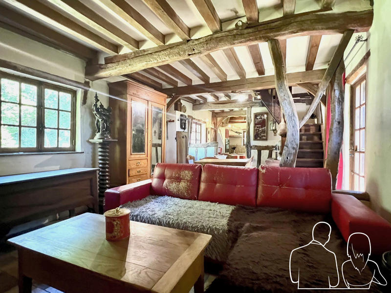 Maison ancienne - 64 m² - 3 pièces