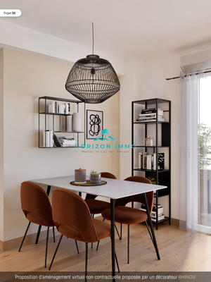 Appartement - 43 m² - 2 pièces