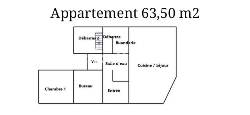 Appartement - 94 m² - 5 pièces