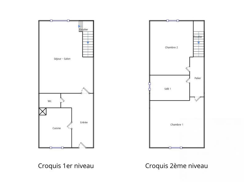Duplex - 60 m² - 3 pièces
