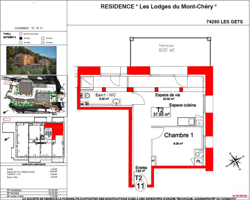 Appartement - 38 m² - 2 pièces
