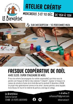 Atelier Créatif : Fresque coopérative de Noël