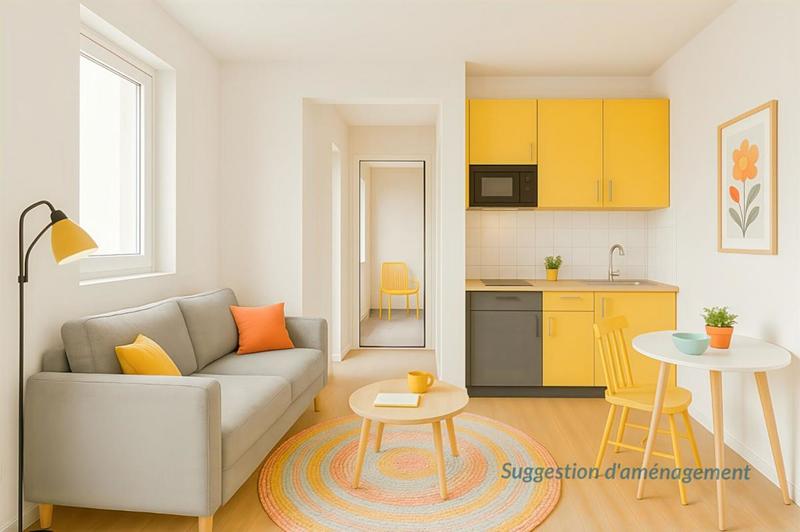Appartement - 28 m² - 1 pièce