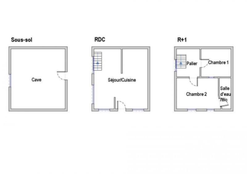 Duplex - 48 m² - 3 pièces