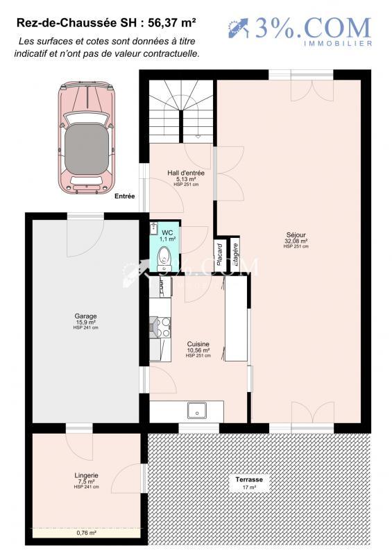 Pavillon - 109 m² - 5 pièces