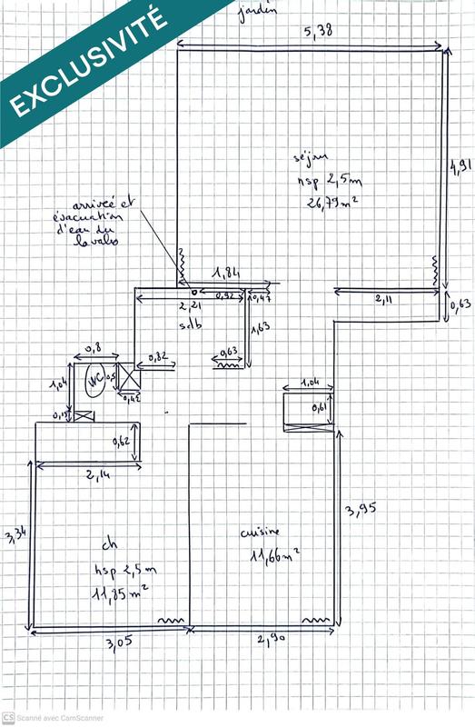 Appartement - 68 m² - 3 pièces
