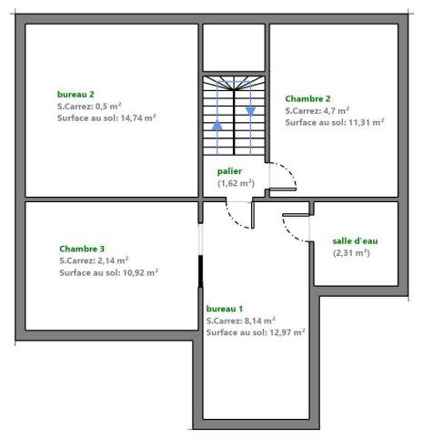 Duplex - 93 m² - 4 pièces