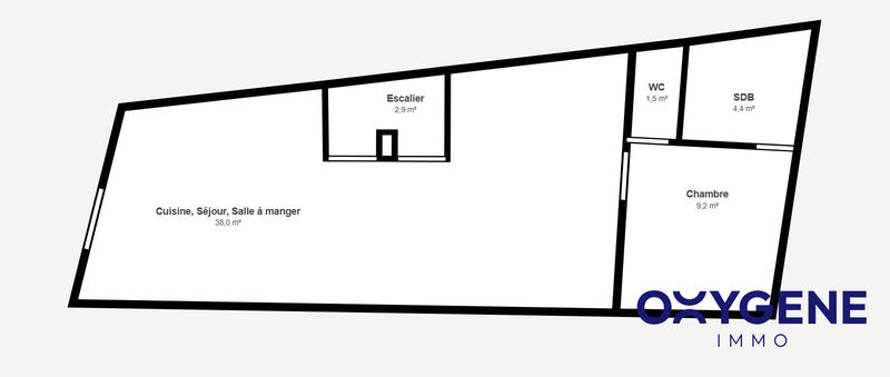 Appartement - 110 m² - 6 pièces