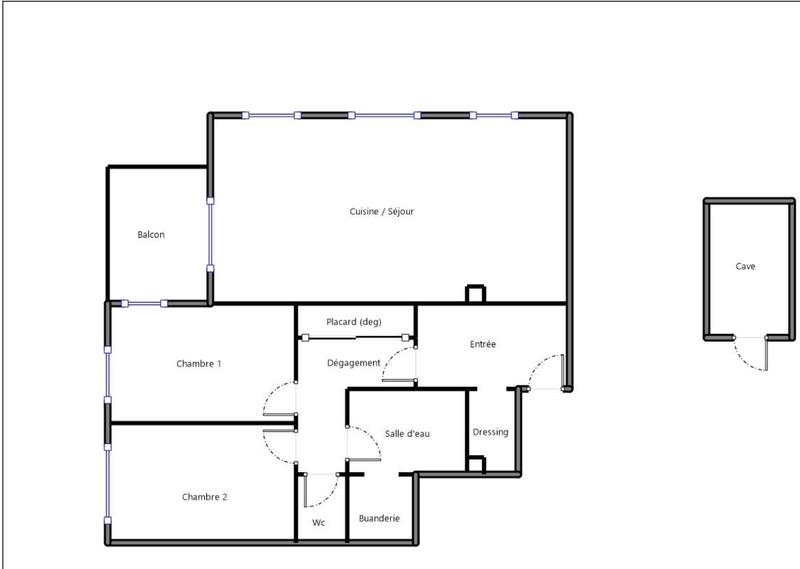 Appartement - 87 m² - 4 pièces