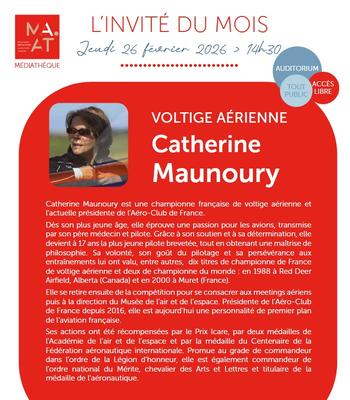 L'invité du mois : Catherine Maunoury