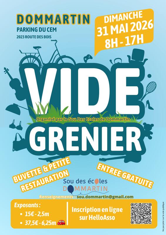 Vide Grenier Dommartin Sou des Ecoles