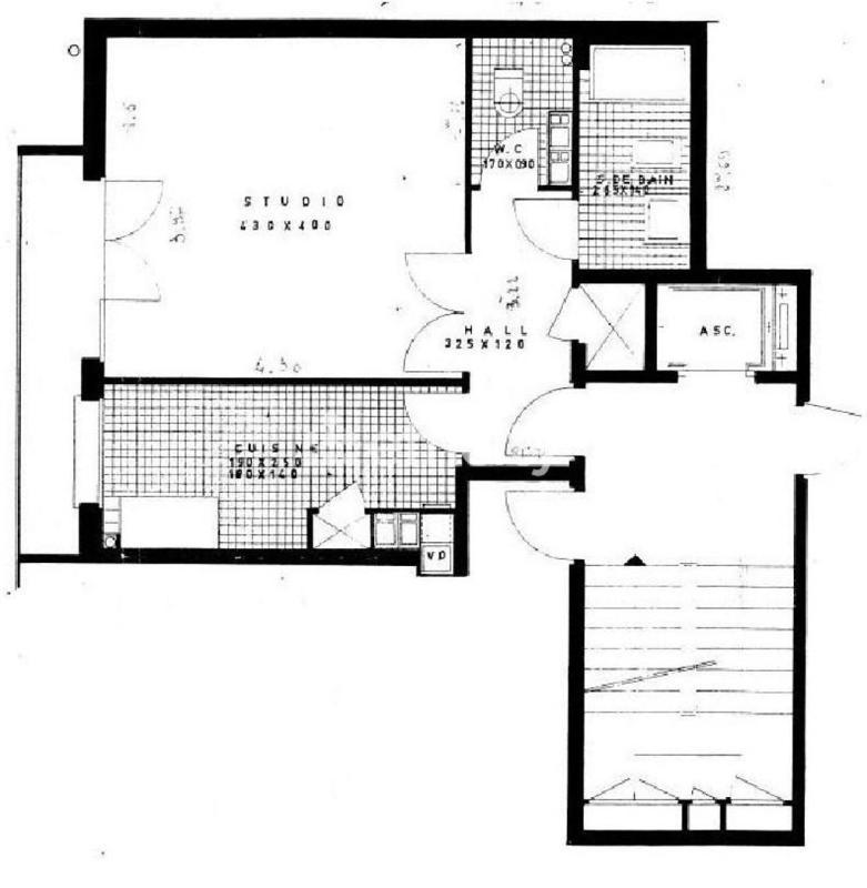 Appartement - 38 m² - 2 pièces